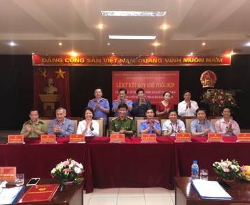Lễ ký quy chế phối hợp liên ngành trong việc cung cấp, trao đổi thông tin...